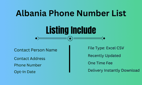 Albania Phone Number List