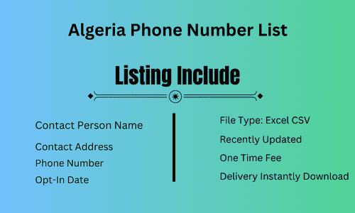 Algeria Phone Number List