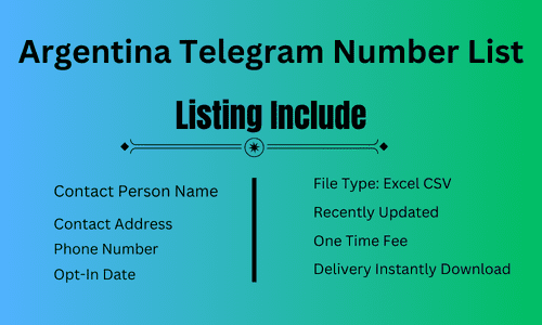 Argentina Telegram Number List