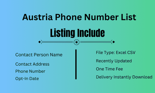 Austria Phone Number List