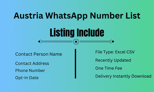 Austria WhatsApp Number List