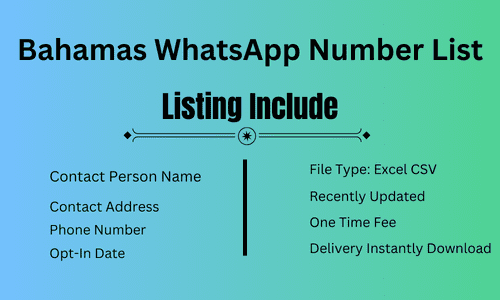 Bahamas WhatsApp Number List