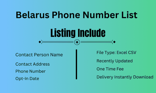 Belarus Phone Number List