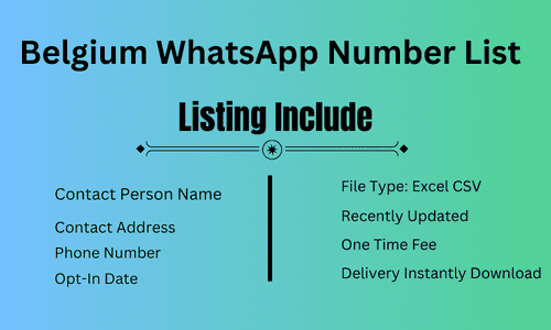 Belgium WhatsApp Number List