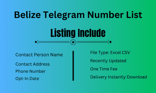 Belize Telegram Number List