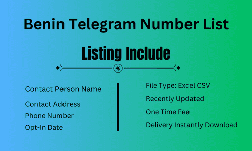 Benin Telegram Number List