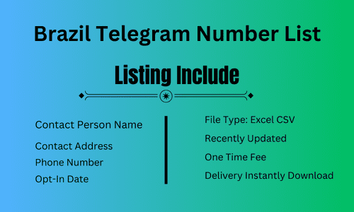 Brazil Telegram Number List