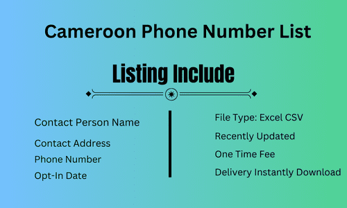 Cameroon Phone Number List