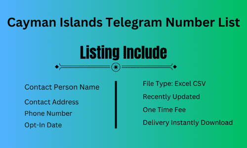 Cayman Islands Telegram Number List