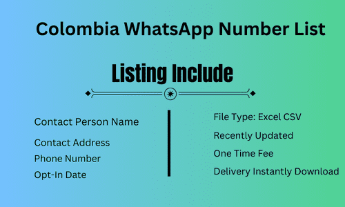 Colombia WhatsApp Number List