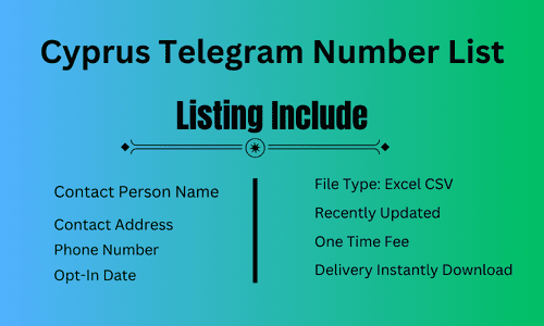 Cyprus Telegram Number List