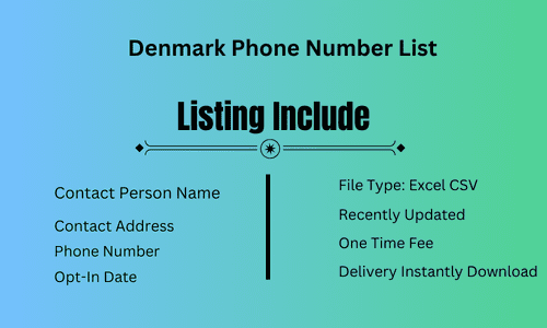 Denmark Phone Number List