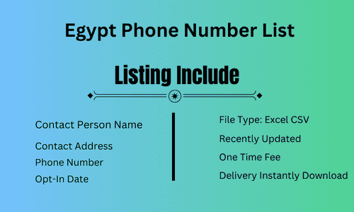 Egypt Phone Number List