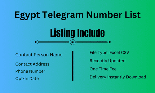 Egypt Telegram Number List