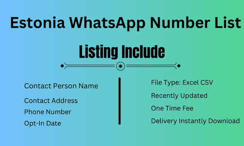 Estonia WhatsApp Number List