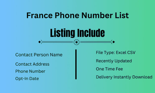 France Phone Number List