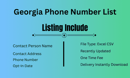 Georgia Phone Number List