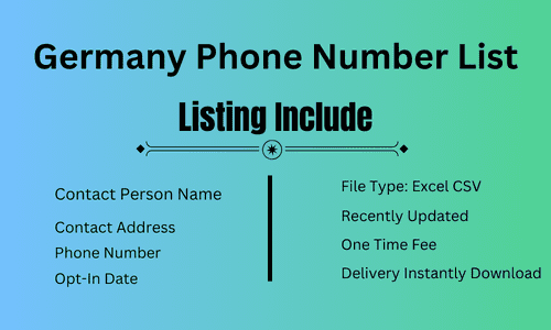 Germany Phone Number List