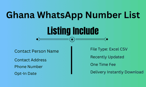 Ghana WhatsApp Number List