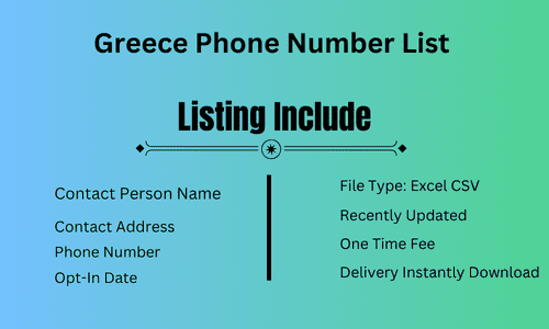 Greece Phone Number List