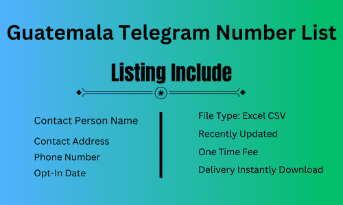 Guatemala Telegram Number List