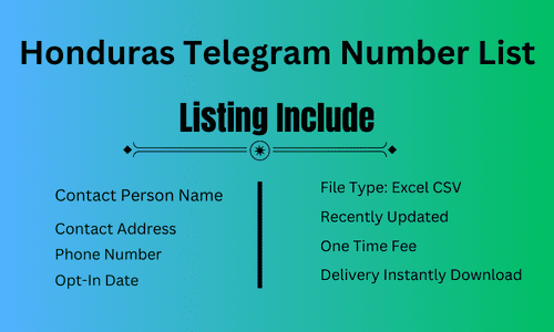 Honduras Telegram Number List