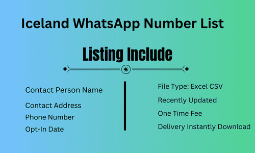 Iceland WhatsApp Number List