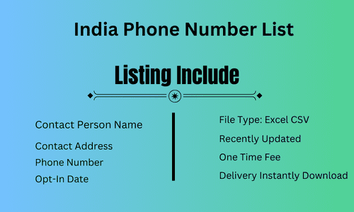 India Phone Number List