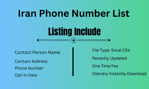 Iran Phone Number List