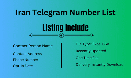 Iran Telegram Number List