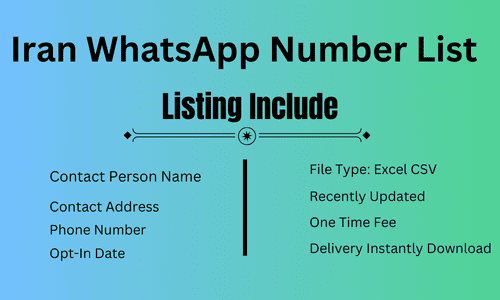 Iran WhatsApp Number List