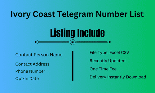 Ivory Coast Telegram Number List