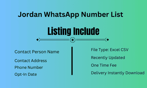 Jordan WhatsApp Number List