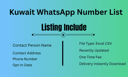 Kuwait WhatsApp Number List