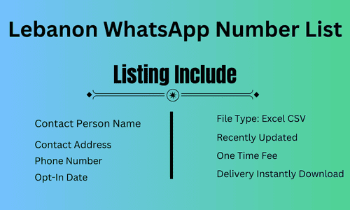 Lebanon WhatsApp Number List