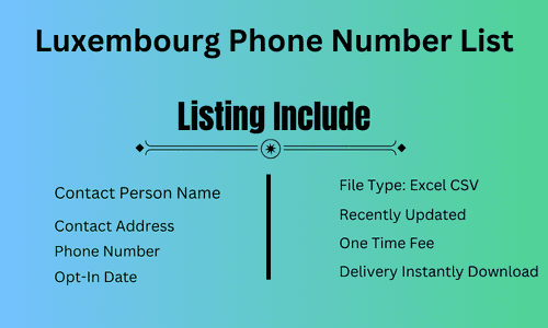 Luxembourg Phone Number List