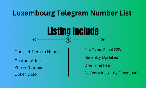 Luxembourg Telegram Number List