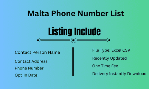 Malta Phone Number List