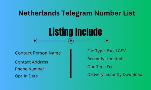 Netherlands Telegram Number List