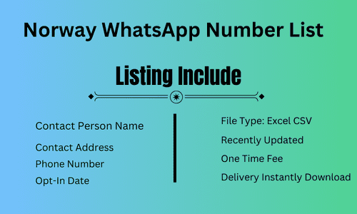 Norway WhatsApp Number List