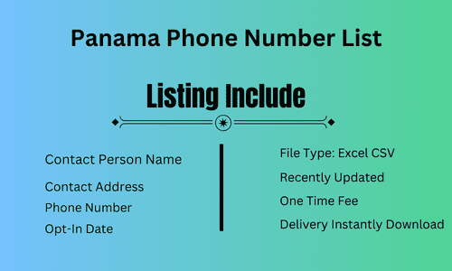 Panama Phone Number List