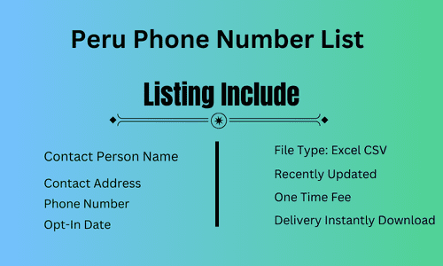 Peru Phone Number List