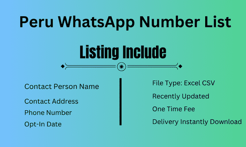 Peru WhatsApp Number List