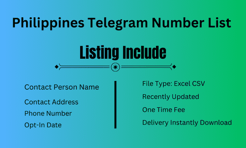 Philippines Telegram Number List