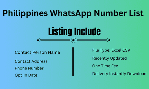 Philippines WhatsApp Number List