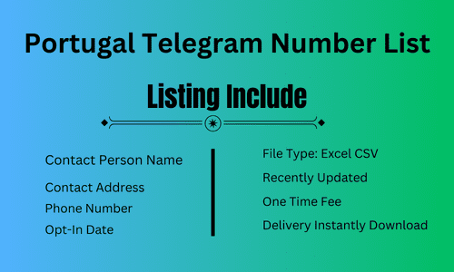 Portugal Telegram Number List