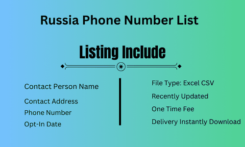 Russia Phone Number List