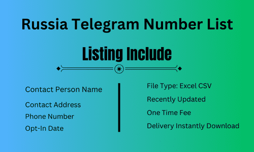 Russia Telegram Number List