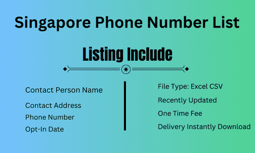 Singapore Phone Number List