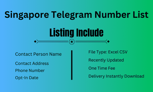 Singapore Telegram Number List